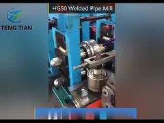 ERW 강관 기계 PLC 제어 6-25mm 외경 80m/min