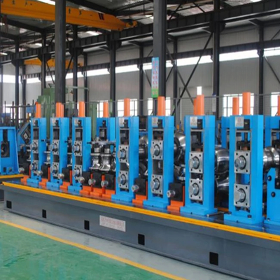 지방 속도 철강 파이프 생산 라인 PLC 제어 된 실내 ERW 파이프 밀 600KW 전력