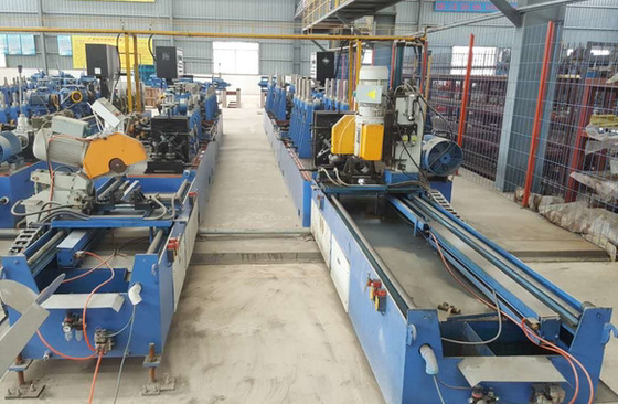 OD 1000-2100mm Max 80m/Min Square Tube Mill 철 프레임 용접 장비를 제조