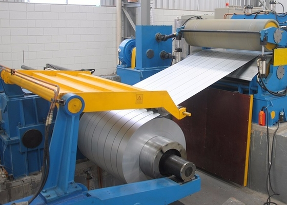 코일 무게 최대 35000Kg 3~14mm×1600mm 금속 코일 강철 슬리팅 머신