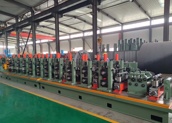 조정 가능한 크기 114-219mm 스틸 정사 Tube Mill 최대 120mM/min 속도
