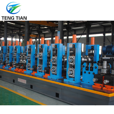 고속 PLC 제어 파이프 밀 25-76mm 지름 파이프 주파수 인덕션 용접 500KW 전력