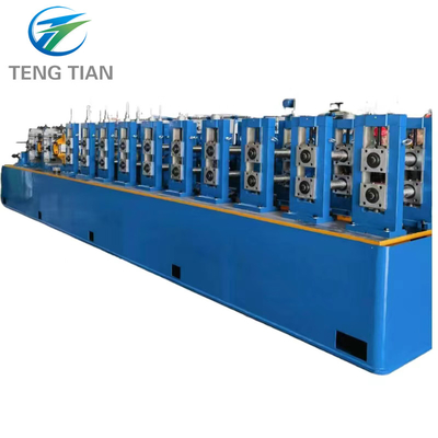 고속 PLC 제어 파이프 밀 25-76mm 지름 파이프 주파수 인덕션 용접 500KW 전력