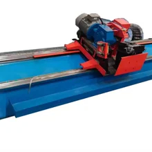 고속 탄소강 용접 파이프 밀 32-102mm PLC 제어 롤 성형