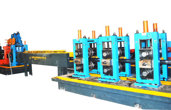 크롬 접착 롤러와 600kw PLC 제어 튜브 형성 기계