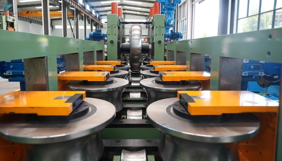 전문 380V 12mm 스틸 파이프 제조 기계 자동 생산 라인