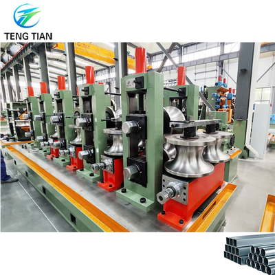 절단 길이 범위 6-12m 스테인리스 스틸 파이프 롤링 밀 300Kw 전력