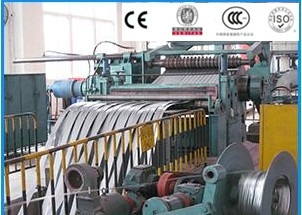 고속 Cnc 아연 도금 800mm 폭 강철 코일 슬리팅 머신