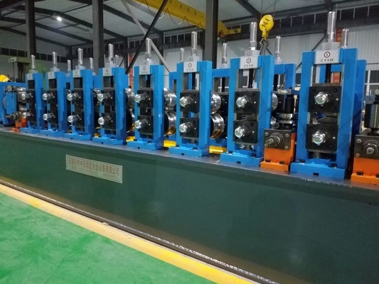 ERW 고주파 강철 파이프 기계 6-32mm OD PLC 제어